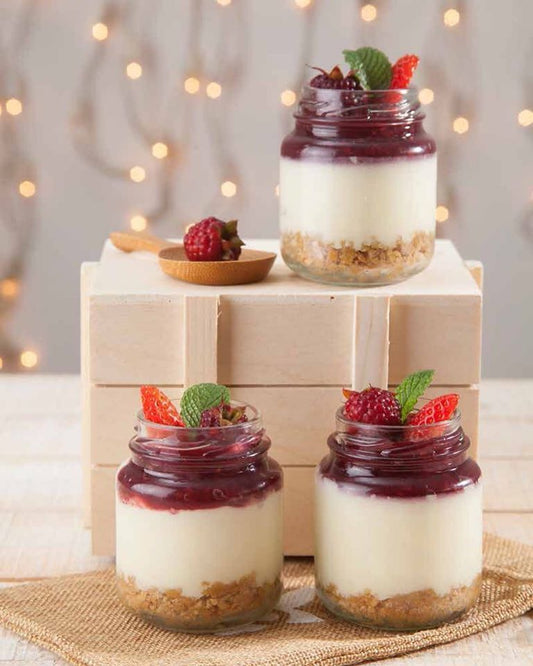 Frascos de postre cuchareable