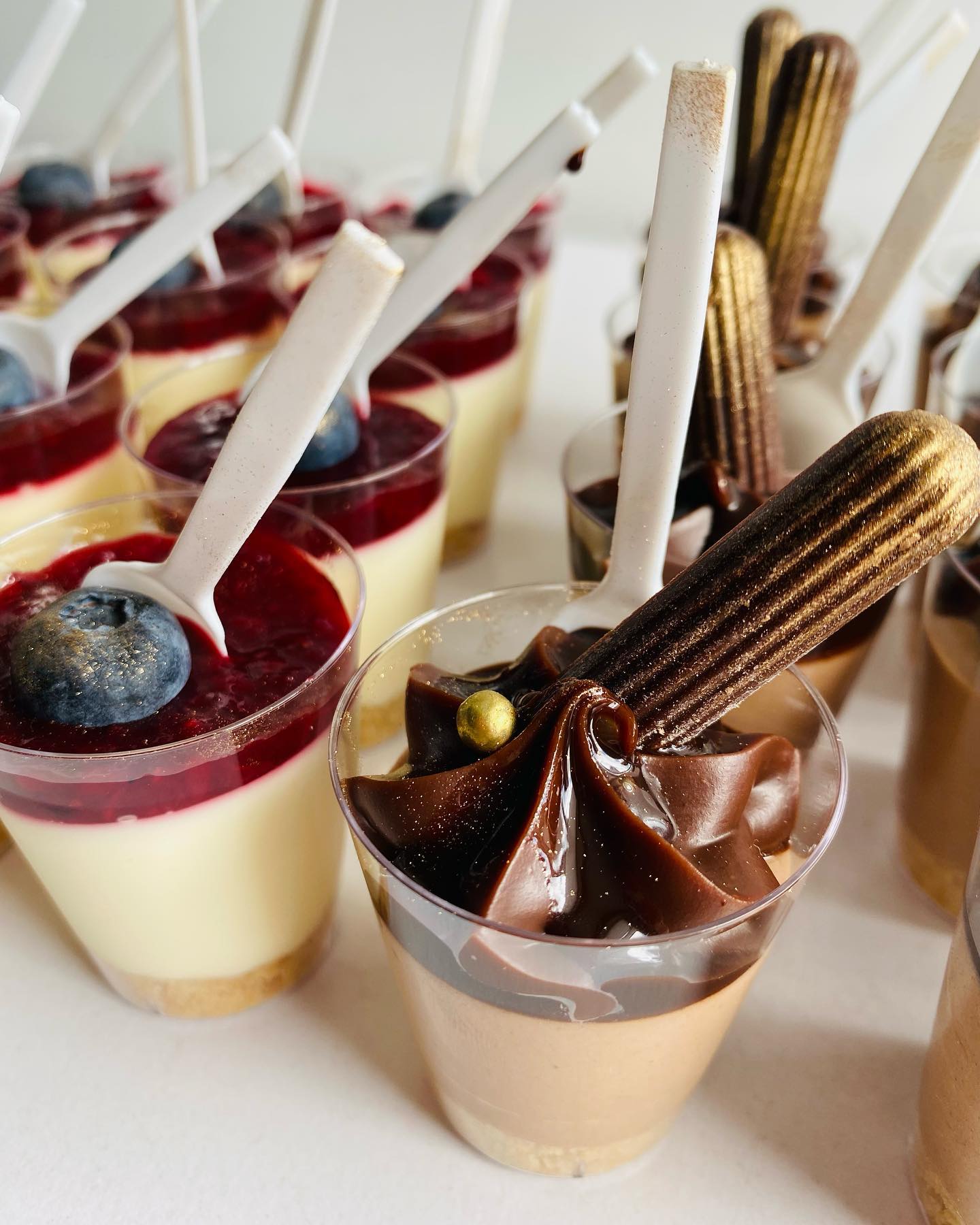 Shots de cheesecake x12