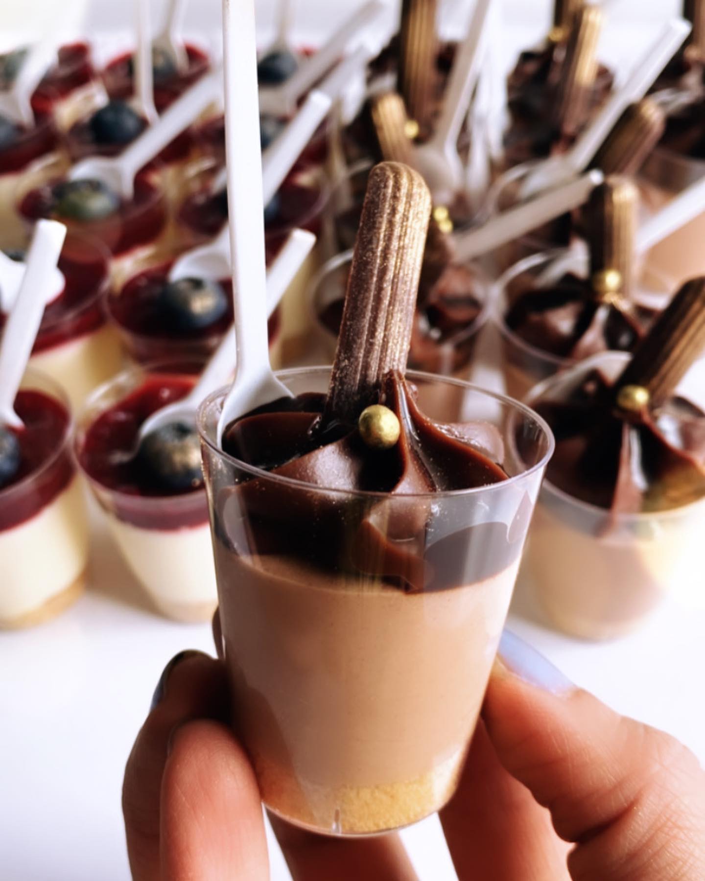 Shots de cheesecake x12