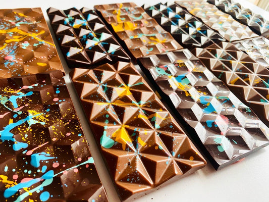 Barra  de chocolate real