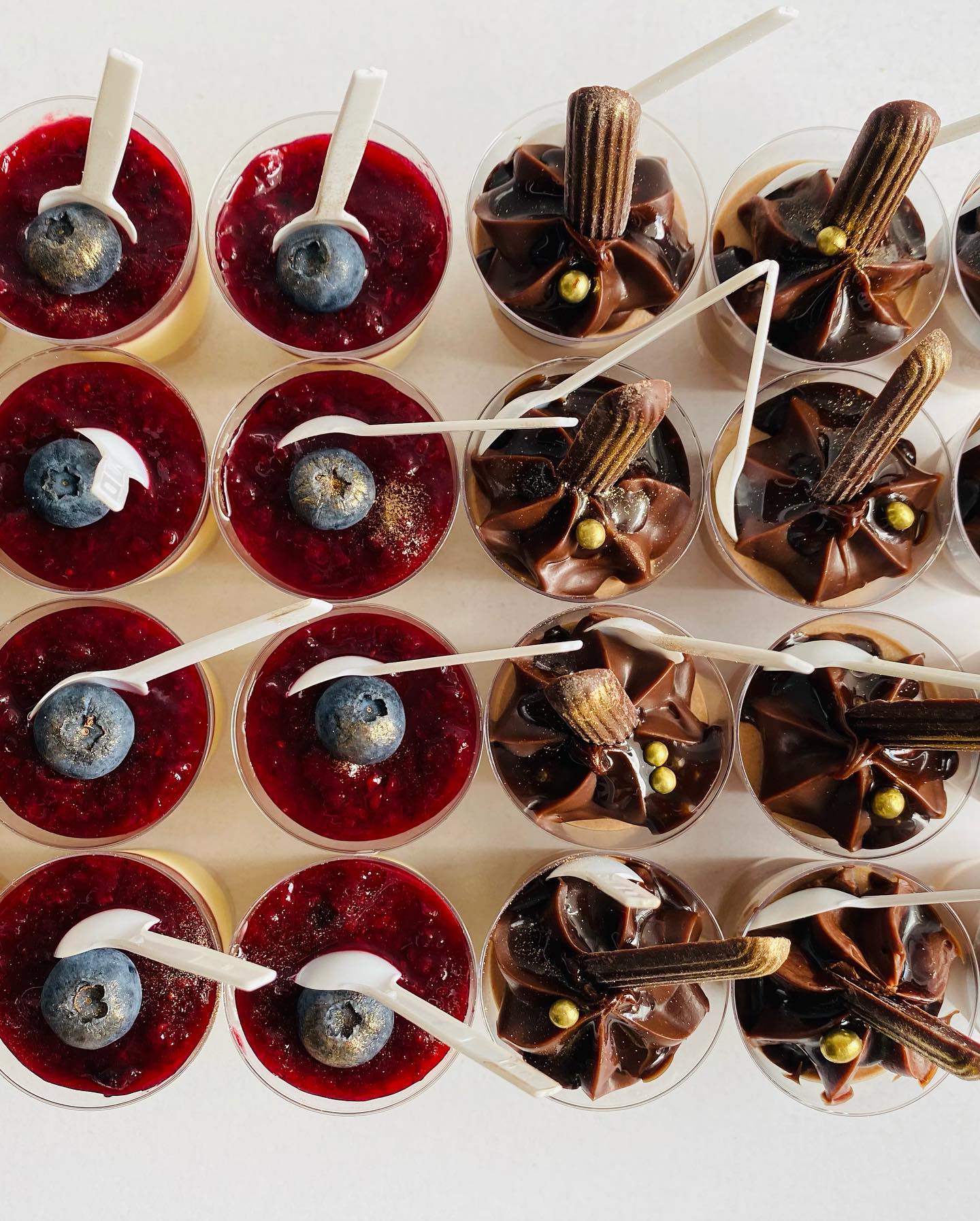 Shots de cheesecake x12