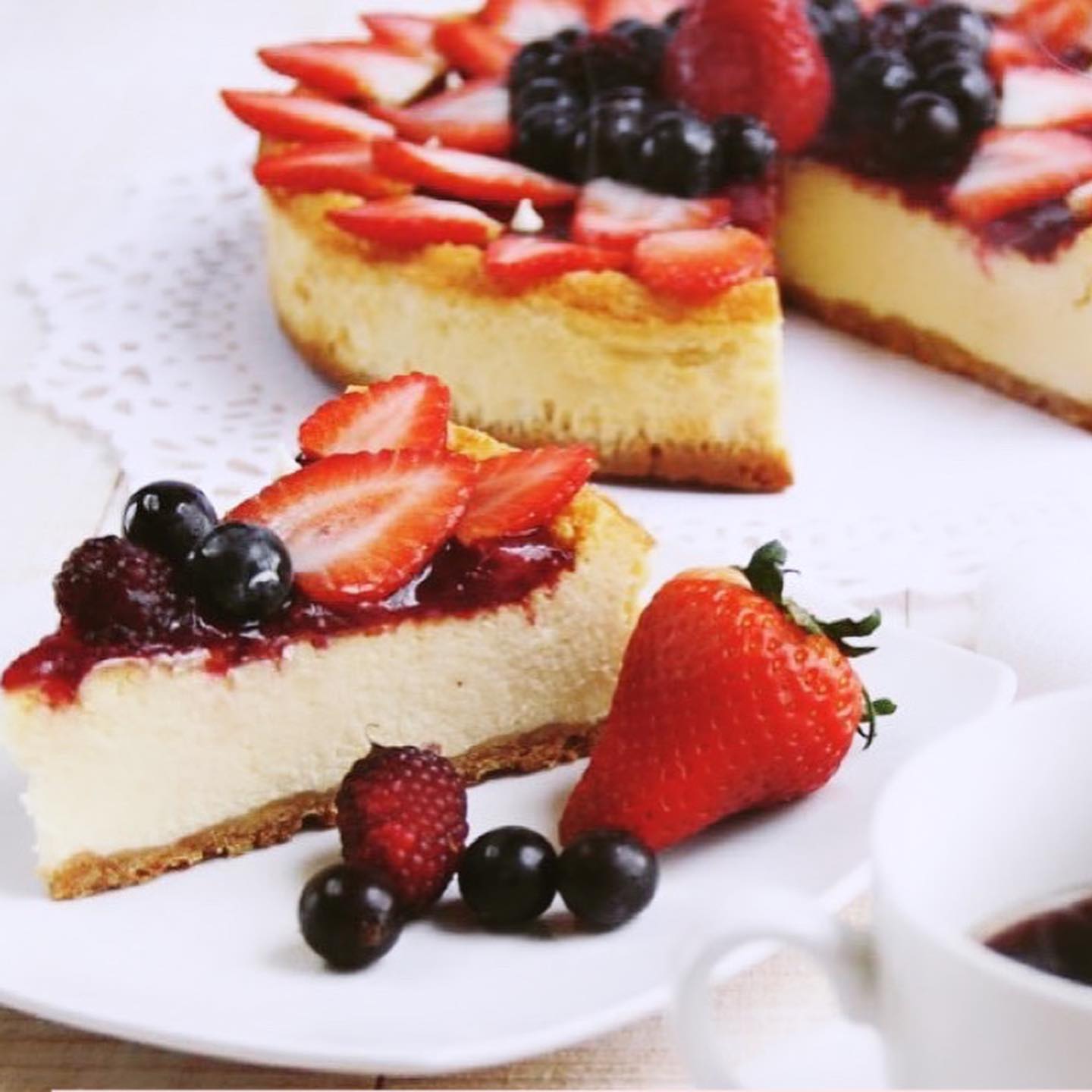 Cheesecake horneado